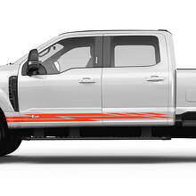Ford F150 F250 F350 Rocker Panel Side Stripes Sticker Graphics 2
 3