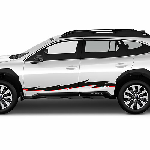 Suba Outback Side Stripes Vinyl Decal - Pegatina gráfica deportiva
