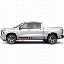 Vinilos de Rayas a Cuadros para Puerta y Panel Lateral para Chevrolet Silverado 1500 Próxima Generación 2027_2
