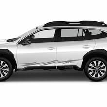 Decal de vinilo de rayas laterales - Attacas gráficas deportivas Fit Suba Outback
 2