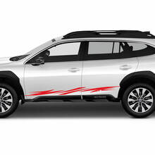 Decal de vinilo de rayas laterales - Attacas gráficas deportivas Fit Suba Outback
 3