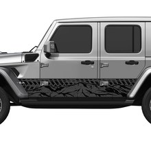 Patriótico Patriótico Flagal Distadibre Puertas laterales Puertas laterales de la calcomanía de vinilo Jeep Wrangler
 2