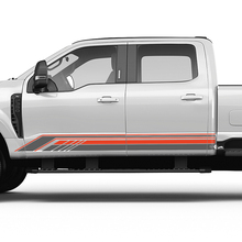 Ford F150 F250 F350 Rocker Panel lateral Rayas Gráficos de pegatinas de vinilo 2 colores
 2