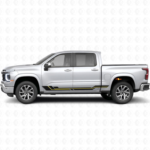 Tiras de Vinilo Paralelas para Puertas y Paneles Laterales para Chevrolet Silverado 1500 Próxima Generación 2027_1