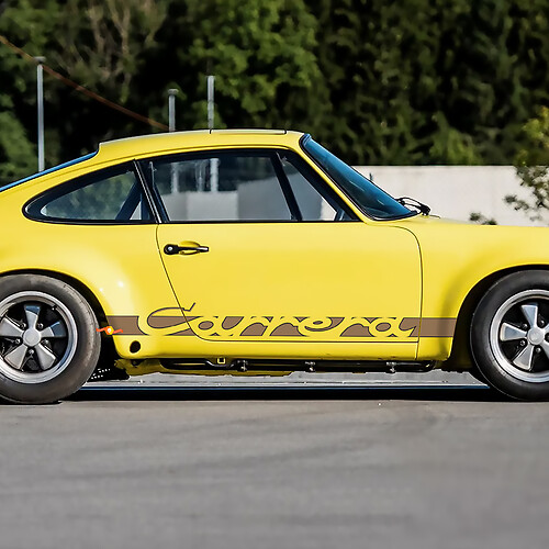Porsche 911 Carrera Stripes Side calcomanía de calcomanía

