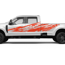 Ford F150 F250 F350 Kit de calcomanía de estilo de piel de grunge Splash - Gráficos laterales de pegatinas de vinilo en la cabecera
 3
