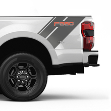 Ford F350 Bed Side Stripes Kit de calcomanía de vinilo Gráficos laterales
 2