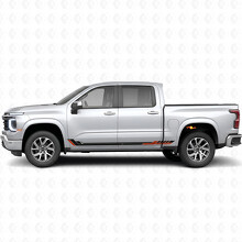 Tiras de Vinilo de Línea de Carrera para Puertas y Paneles Laterales para Chevrolet Silverado 1500 Próxima Generación 2027_2