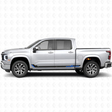 Tiras de Vinilo de Línea de Carrera para Puertas y Paneles Laterales para Chevrolet Silverado 1500 Próxima Generación 2027_3