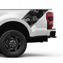 Ford Topográfica Mapa del lado Lado del lecho Kit de calcomanías de vinilo Gráficos laterales
 2