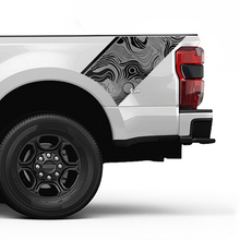 Ford Topográfica Mapa del lado Lado del lecho Kit de calcomanías de vinilo Gráficos laterales
 3