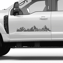 Montañas F350 árboles de cama lado de cama Kit de calcomanías de calcomanías gráficos laterales de vinilo para camiones Ford
 2