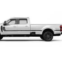 Mapa topográfico F350 Kit de calcomanías de rayas laterales Gráficos de pegatinas de vinilo para camiones Ford
 2
