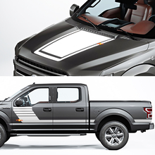 Panel de balancín lateral y calcomanía gráfica de calcomanía para Ford F150 Raptor Roush Paquete 2
 2
