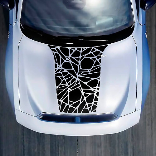 Pegatina de calcomanía de Stripes de capucha para Dodge Charger Electric
