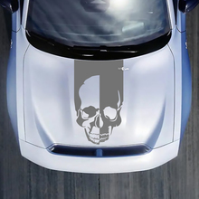 Pegatina de calcomanía de rayas de calavera de capucha para Dodge Charger Electric
 2
