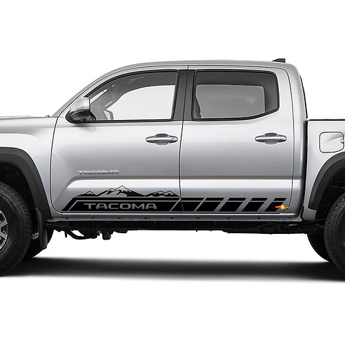Texto personalizado para TRD Pro Poors Pegatina de calcomanía de vinilo para Toyota Tacoma Tundra + Maneja las calcomanías de TRD
