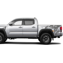 Pegatina de calcomanía de vinilo trasero y lateral delantero TRD para Toyota Tacoma
 2