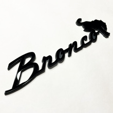 Bronco Fender Insignias Tailgate Emblem 3d Insignia gris Vs Negro
 2