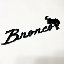 Bronco Fender Insignias Tailgate Emblem 3d Insignia gris Vs Negro
 5