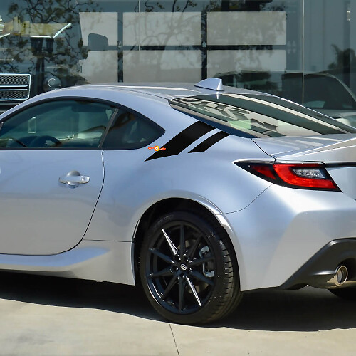 Pegatizas de calcomanías de gráficos de Fender Side Fender.
