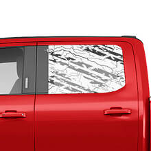 Dispala de ventana lateral gráficos de pegatinas de vinilo para camiones Ford
 2