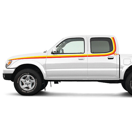 Calcomanía de rayas vintage Toyota Tacoma 1995-2004
