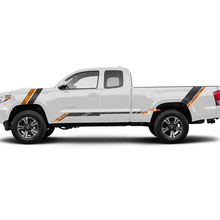 Toyota Tacoma Vintage Stripes Mapa topográfico Caperino lateral Palabras de calcomanía
 2
