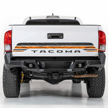 Toyota Tacoma Vintage Stripes Mapa topográfico Caperino lateral Palabras de calcomanía
 3