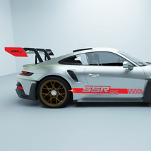 Porsche 911 Carrera RSR Stripes Side Calcomanía
 3