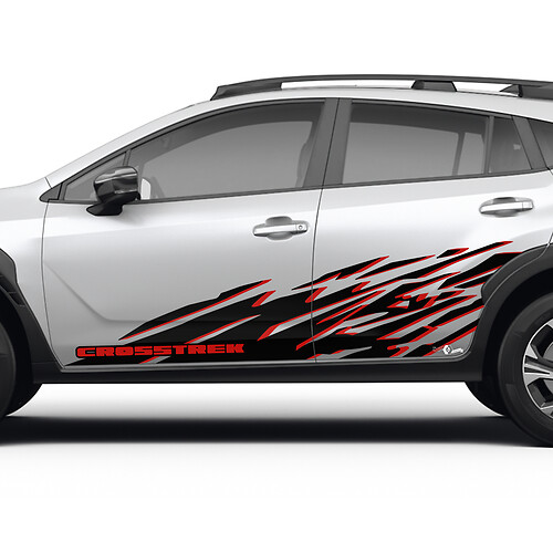Puertas laterales Decal de vinilo Splash - Pegatina gráfica Universal Fit Suba CrossTrek
