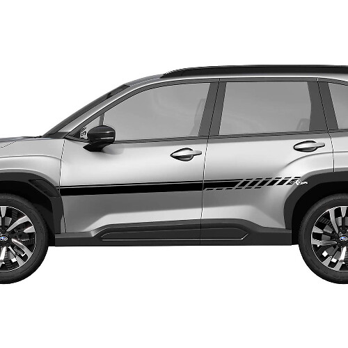 Puertas laterales rayas calcomanías de vinilo - pegatina gráfica universal freester
