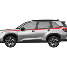 Decal de rayas de puertas laterales - calcomanía gráfica de pegatina universal Suba Forester
 3