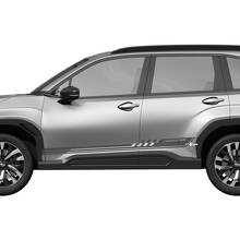 Puertas laterales Rayas a cuadros Decal de vinilo - Pegatina gráfica Universal Fit Suba Forester
 2