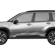 Panel lateral Panel de balancín Decisión de vinilo tribal - Pegatina gráfica Fit Suba Forester
 2