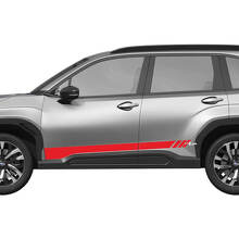 Kit de Calcomanías de Vinilo Decorativas de Tiras con Estroboscópicas para Puertas para Subaru Forester_3