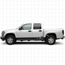 Tiras de vinilo para puertas y paneles laterales Alpine Ridge para Chevrolet Colorado 1ª generación 2004-2012_2