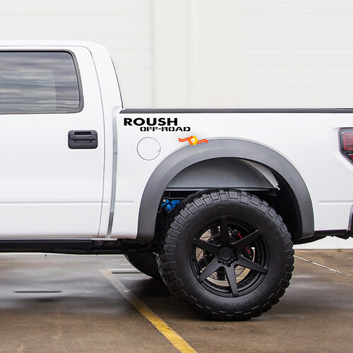 Calcomanía de recolección de rendimiento todoterreno de Ford F150 Roush
