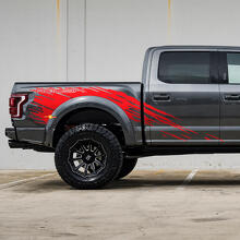 Calcomanía gráfica adhesiva para salpicaduras en el lateral de la cama, compatible con Musclecar truck power truck Roush Package 2.
 3