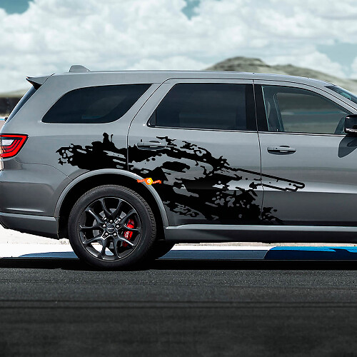 Dodge Durango RT destruyó las calcomanías de la calcomanía de salpicadura
