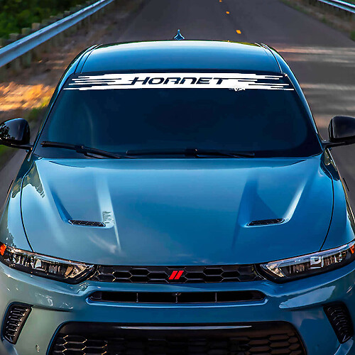 Franja de Letras de Marca Vinilo Adhesivo de Calcomanía para Parabrisas para Dodge Hornet