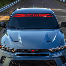Rotulación Personalizada Bordes Desgastados Vinilo para Parabrisas para Dodge Hornet_3