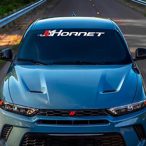 Peganado de calcomanía de banner de rayas de hornet con hash: gráficos de vinilo personalizados para esquivar Hornet
