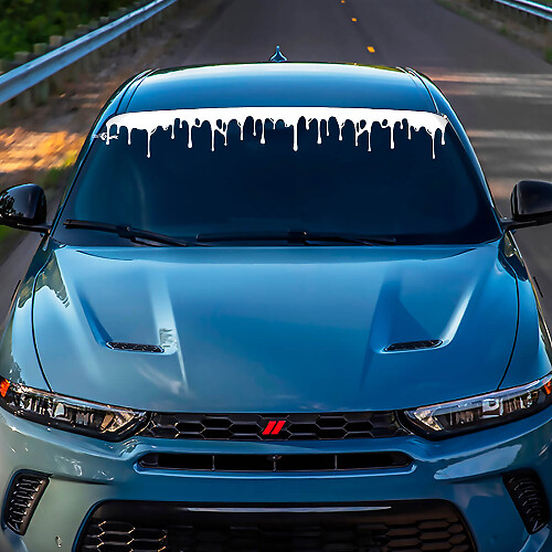 Peganado de calcomanía de banner de rayas de hornet con hash: gráficos de vinilo personalizados para esquivar Hornet
