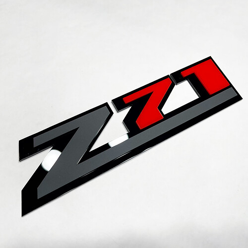 Z71 Fender Tailgate Badge Emblema para Chevy Chevrolet Z71
