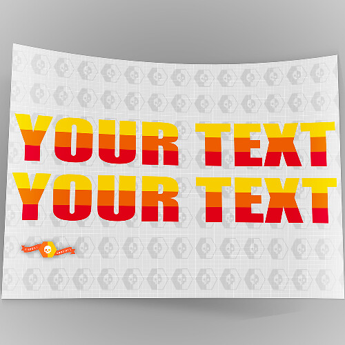 Adhesivos de vinilo personalizados de texto retro vintage para capó de Jeep Wrangler Rubicon Renegade