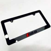 Rs6 Rs 6 La placa de la placa de vehículo cubre la decoración de marcos para Audi Rs6
 2