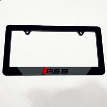Rs6 Rs 6 La placa de la placa de vehículo cubre la decoración de marcos para Audi Rs6
 3