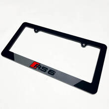 Marco para matrícula de acrílico estilo RS6 para Audi RS6_5