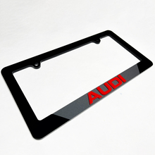 La placa de la placa del vehículo cubre la decoración de marcos para Audi
 2
